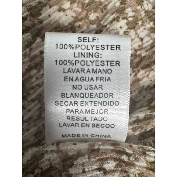 2/$30 Storia Small Floral Tassel Tie Boho Dress Small 100% Polyester - Picture 15 of 16